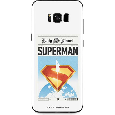 Superman 2025 Daily Planet Superman Cover Galaxy S8 Plus Skin