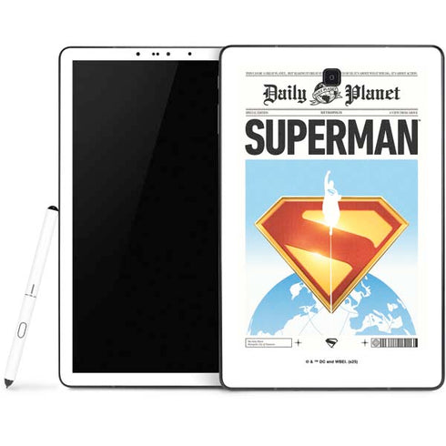 Superman 2025 Daily Planet Superman Cover Samsung Galaxy Tab Skin