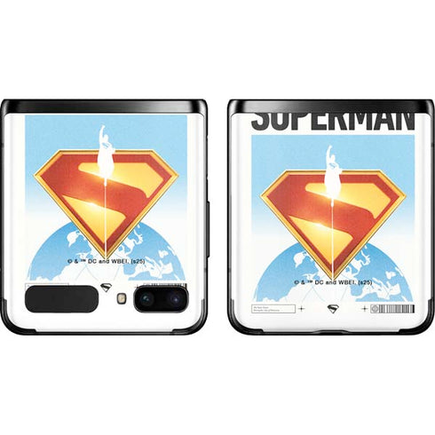 Superman 2025 Daily Planet Superman Cover Galaxy Z Flip Skin