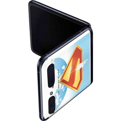 Superman 2025 Daily Planet Superman Cover Galaxy Z Flip Skin