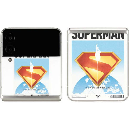 Superman 2025 Daily Planet Superman Cover Galaxy Z Flip3 5G Skin