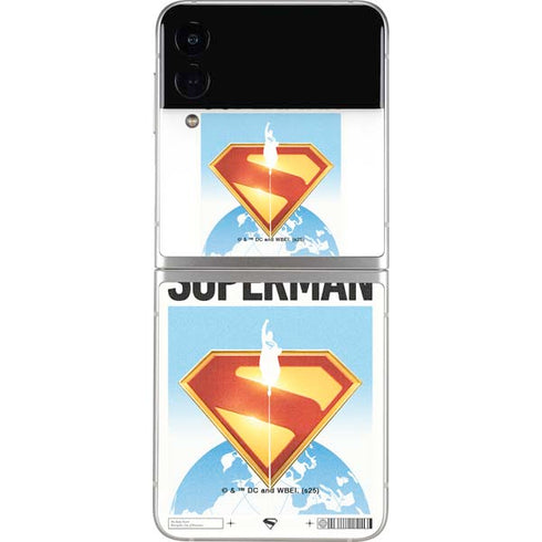 Superman 2025 Daily Planet Superman Cover Galaxy Z Flip3 5G Skin