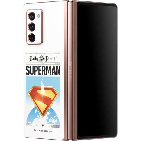 Superman 2025 Daily Planet Superman Cover Galaxy Z Fold2 5G Skin