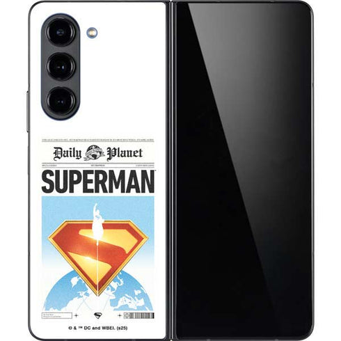 Superman 2025 Daily Planet Superman Cover Galaxy Z Fold5 5G Skin