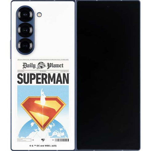 Superman 2025 Daily Planet Superman Cover Galaxy Z Fold6 Skin