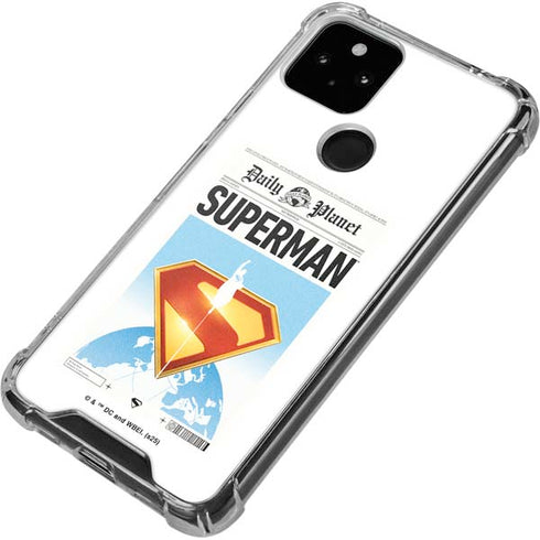 Superman 2025 Daily Planet Superman Cover Google Pixel 4a 5G Clear Case