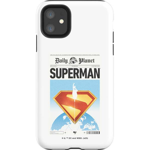 Superman 2025 Daily Planet Superman Cover iPhone 11 Impact Case