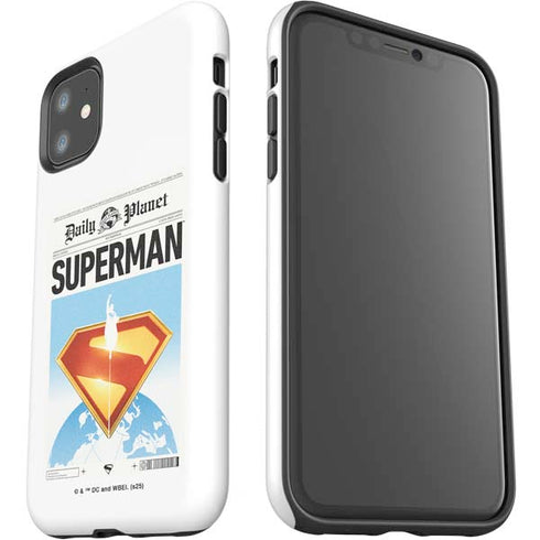 Superman 2025 Daily Planet Superman Cover iPhone 11 Impact Case