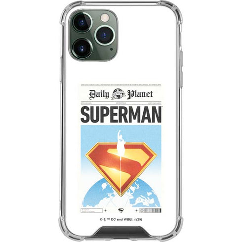Superman 2025 Daily Planet Superman Cover iPhone 11 Pro Max Clear Case
