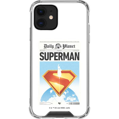 Superman 2025 Daily Planet Superman Cover iPhone 12 Clear Case
