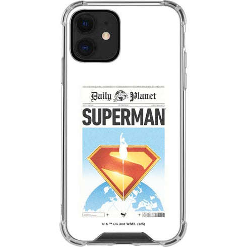 Superman 2025 Daily Planet Superman Cover iPhone 12 Mini Clear Case