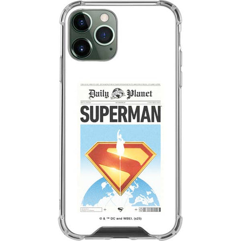 Superman 2025 Daily Planet Superman Cover iPhone 12 Pro Max Clear Case