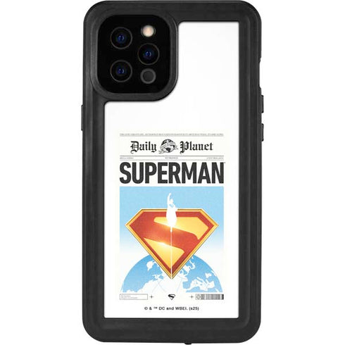 Superman 2025 Daily Planet Superman Cover iPhone 12 Pro Max Waterproof Case