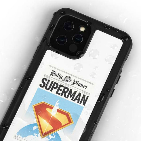 Superman 2025 Daily Planet Superman Cover iPhone 12 Pro Max Waterproof Case