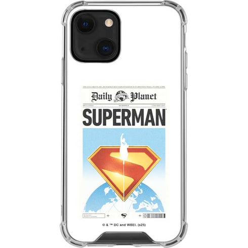 Superman 2025 Daily Planet Superman Cover iPhone 13 Clear Case
