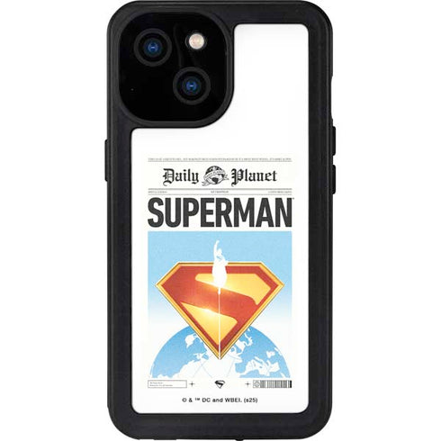 Superman 2025 Daily Planet Superman Cover iPhone 13 Mini Waterproof Case