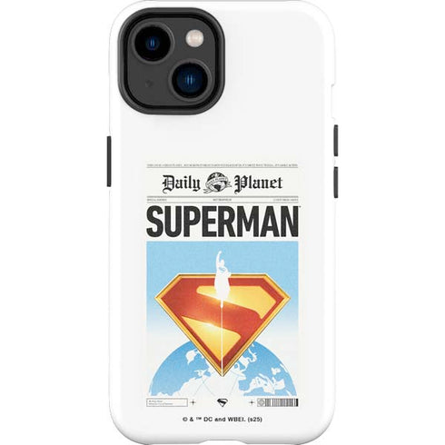 Superman 2025 Daily Planet Superman Cover iPhone 14 Plus Impact Case