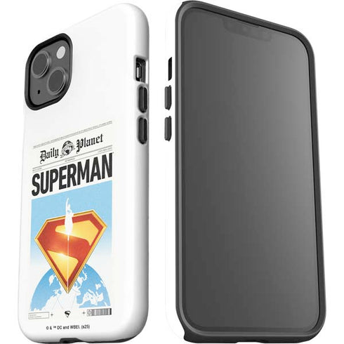 Superman 2025 Daily Planet Superman Cover iPhone 14 Plus Impact Case