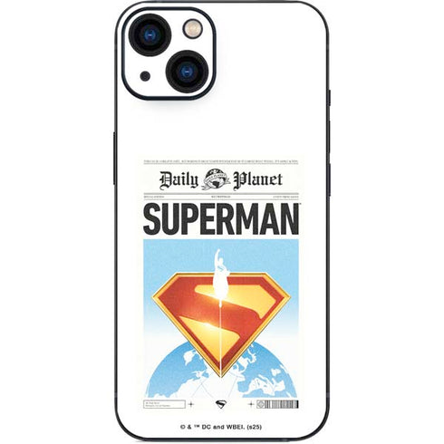 Superman 2025 Daily Planet Superman Cover iPhone 14 Plus Skin