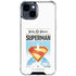 Superman 2025 Daily Planet Superman Cover iPhone 15 Plus Clear Case