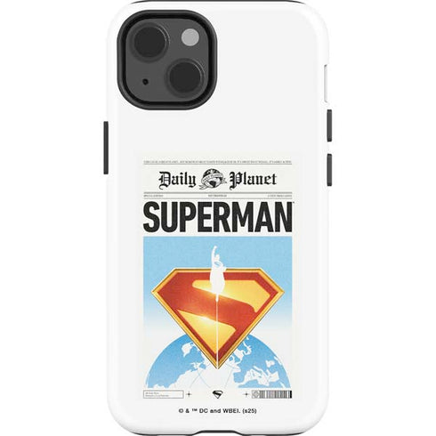 Superman 2025 Daily Planet Superman Cover iPhone 15 Plus Impact Case