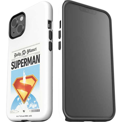 Superman 2025 Daily Planet Superman Cover iPhone 15 Plus Impact Case