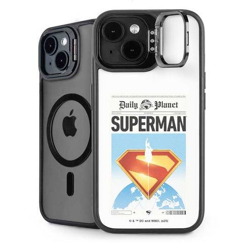 Superman 2025 Daily Planet Superman Cover iPhone 15 Plus Kickstand Case