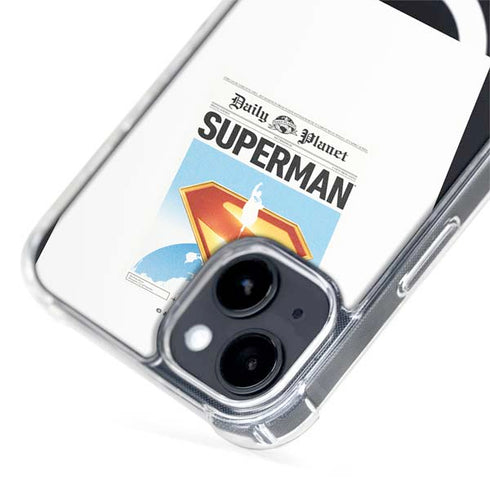 Superman 2025 Daily Planet Superman Cover iPhone 15 Plus MagSafe Case