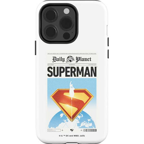Superman 2025 Daily Planet Superman Cover iPhone 15 Pro Impact Case