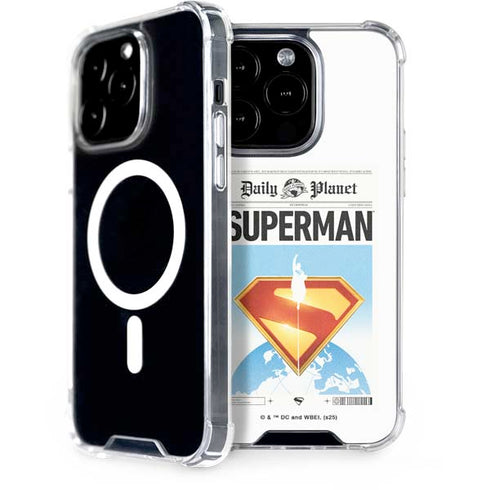 Superman 2025 Daily Planet Superman Cover iPhone 15 Pro MagSafe Case