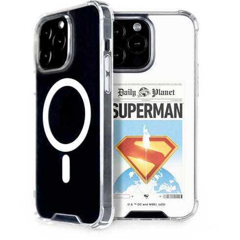 Superman 2025 Daily Planet Superman Cover iPhone 15 Pro Max MagSafe Case
