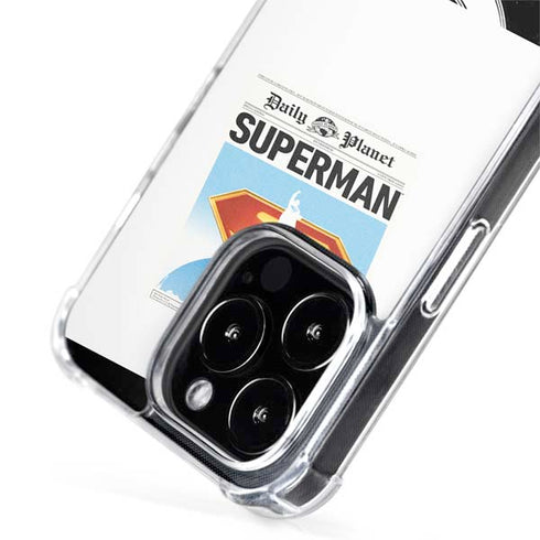 Superman 2025 Daily Planet Superman Cover iPhone 15 Pro Max MagSafe Case