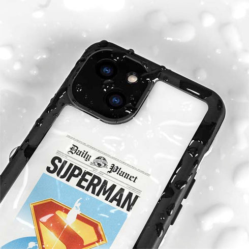 Superman 2025 Daily Planet Superman Cover iPhone 15 Waterproof Case