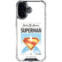 Superman 2025 Daily Planet Superman Cover iPhone 16 Clear Case