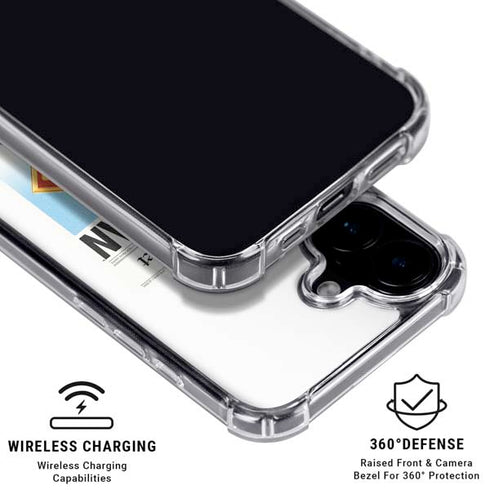 Superman 2025 Daily Planet Superman Cover iPhone 16 Clear Case