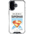 Superman 2025 Daily Planet Superman Cover iPhone 16 Plus Clear Case