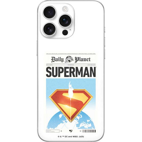 Superman 2025 Daily Planet Superman Cover iPhone 16 Pro Max Skin