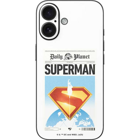 Superman 2025 Daily Planet Superman Cover iPhone 16 Skin
