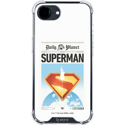 Superman 2025 Daily Planet Superman Cover iPhone 16e Clear Case