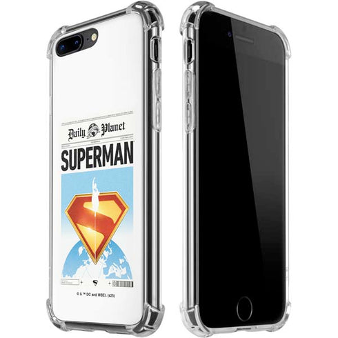 Superman 2025 Daily Planet Superman Cover iPhone 7/8 Plus Clear Case