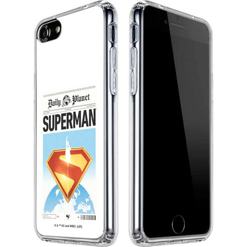 Superman 2025 Daily Planet Superman Cover iPhone SE (2nd & 3rd Gen) Clear Case