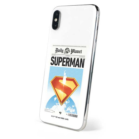 Superman 2025 Daily Planet Superman Cover iPhone X Skin