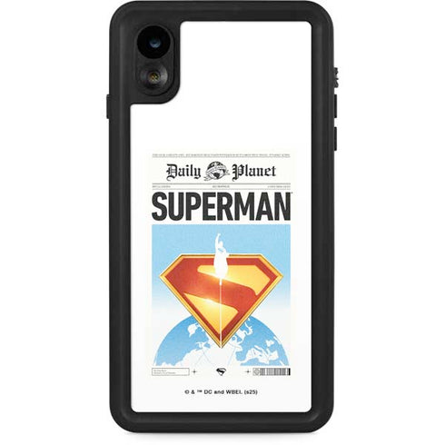 Superman 2025 Daily Planet Superman Cover iPhone XR Waterproof Case