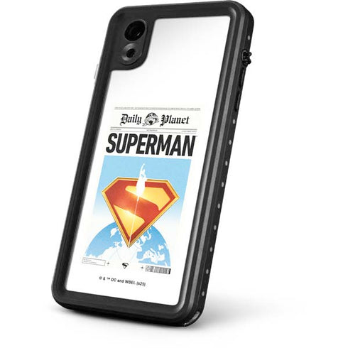 Superman 2025 Daily Planet Superman Cover iPhone XR Waterproof Case