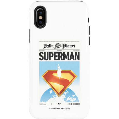 Superman 2025 Daily Planet Superman Cover iPhone XS Pro Case