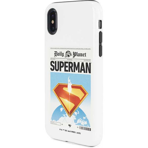 Superman 2025 Daily Planet Superman Cover iPhone XS Pro Case