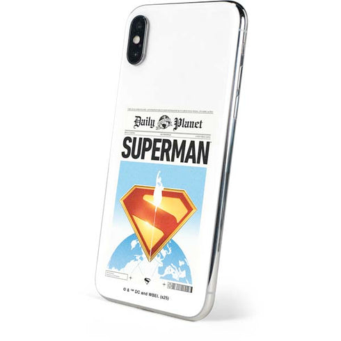 Superman 2025 Daily Planet Superman Cover iPhone XS Skin