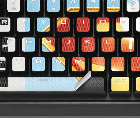 Superman 2025 Daily Planet Superman Cover K95 RGB PLATINUM Mechanical Gaming Keyboard Skin