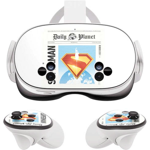 Superman 2025 Daily Planet Superman Cover Meta Quest 3S Skin