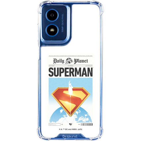 Superman 2025 Daily Planet Superman Cover Moto G 5G (2024) Clear Case